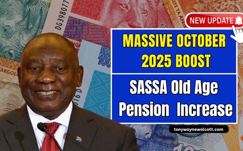 Massive October 2025 Boost SASSA Old Age Pension Increase