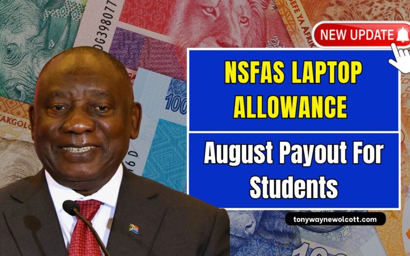 NSFAS Laptop Allowance August Payout For Students