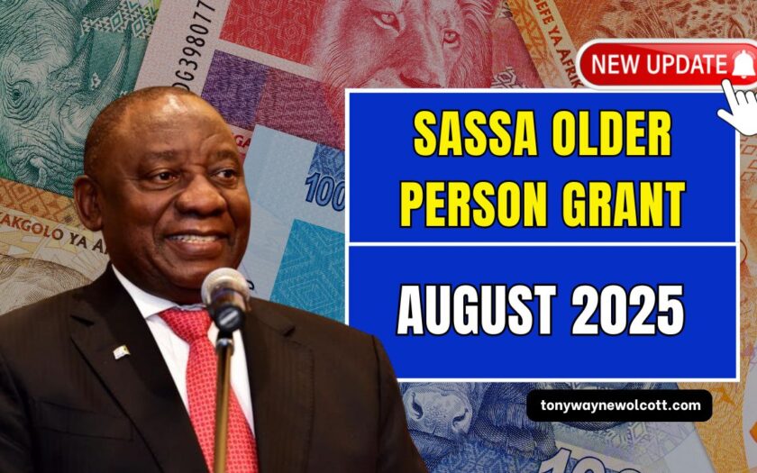 SASSA Older Person Grant August 2025 – Full Payment Dates, Amounts & Eligibility Details