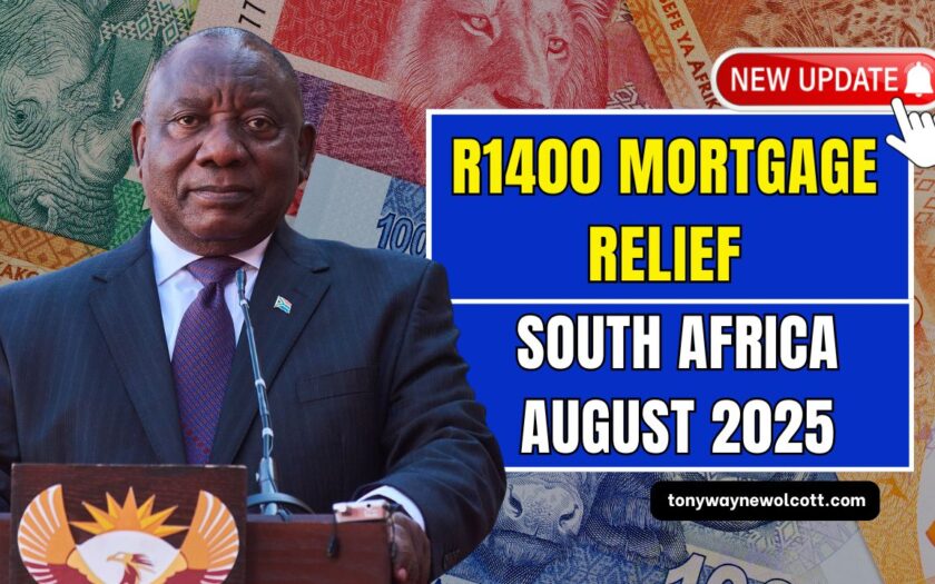 R1400 Mortgage Relief In South Africa August 2025 – How To Apply, Eligibility & Required Documents