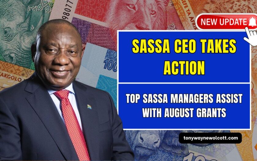 Top SASSA Managers Assist with August Grants