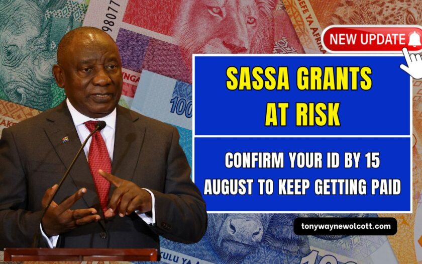 SASSA Grants At Risk – Confirm Your ID By 15 August To Keep Getting Paid